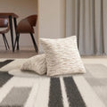 Wavy Vanilla Pillow Slipcovers 2 Pcs Set (18x18 in),  Microfibra Printed Collection