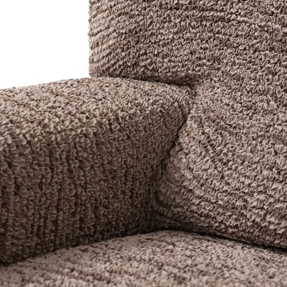 Wavy Sand Armchair Slipcover, Microfibra Printed Collection