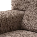 Wavy Sand Sofa 3 Seater Slipcover, Microfibra Printed Collection