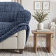 Loveseat 2 Seater Slipcover, Printed Collection – Vittoria Blue, product view | Vittoria Blue