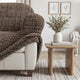 Armchair Slipcover, Printed Collection – Vittoria Brown, product view | Vittoria Brown