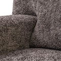 Marmo Brown Sofa 4 Seater Slipcover, Microfibra Printed Collection