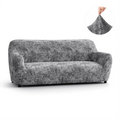 Marmo Grey Sofa 3 Seater Slipcover, Microfibra Printed Collection