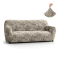 Marmo Greige Sofa 3 Seater Slipcover, Microfibra Printed Collection