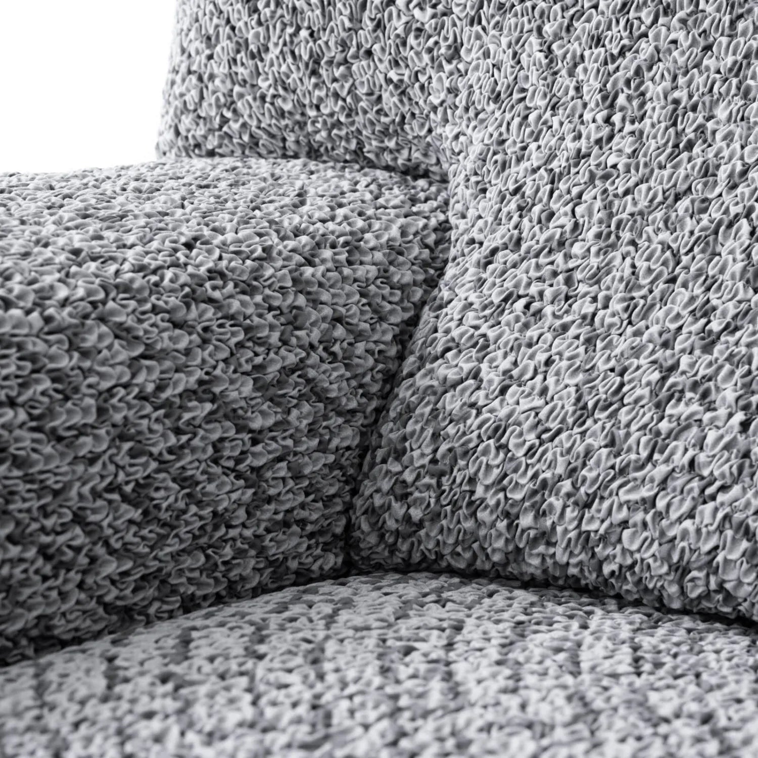 Venezia Grey Armchair Slipcover, Microfibra Printed Collection