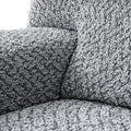 Venezia Grey Sofa 4 Seater Slipcover, Microfibra Printed Collection