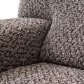 Venezia Brown Armchair Slipcover, Microfibra Printed Collection