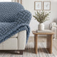 Sofa 3 Seater Slipcover, Printed Collection – Venezia Blue, product view | Venezia Blue