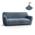 Venezia Blue Sofa 3 Seater Slipcover, Microfibra Printed Collection