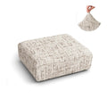 Vittoria Beige Seat Cushion Cover, Microfibra Printed Collection