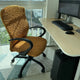 Office Chair Slipcover, Comfort Collection – Macadamia, product view | Macadamia