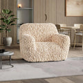 Champagne Armchair Slipcover, Fuco Velvet Collection