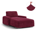  Chaise Lounge Slipcover, Velvet Collection