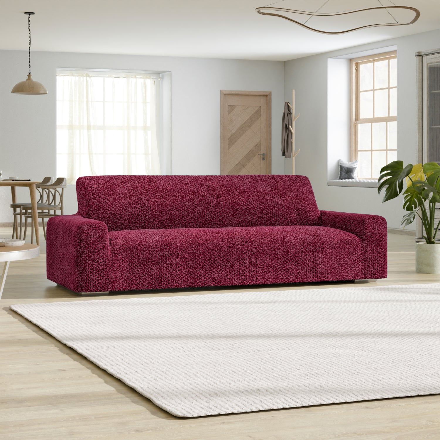  Sofa 4 Seater Slipcover, Velvet Collection