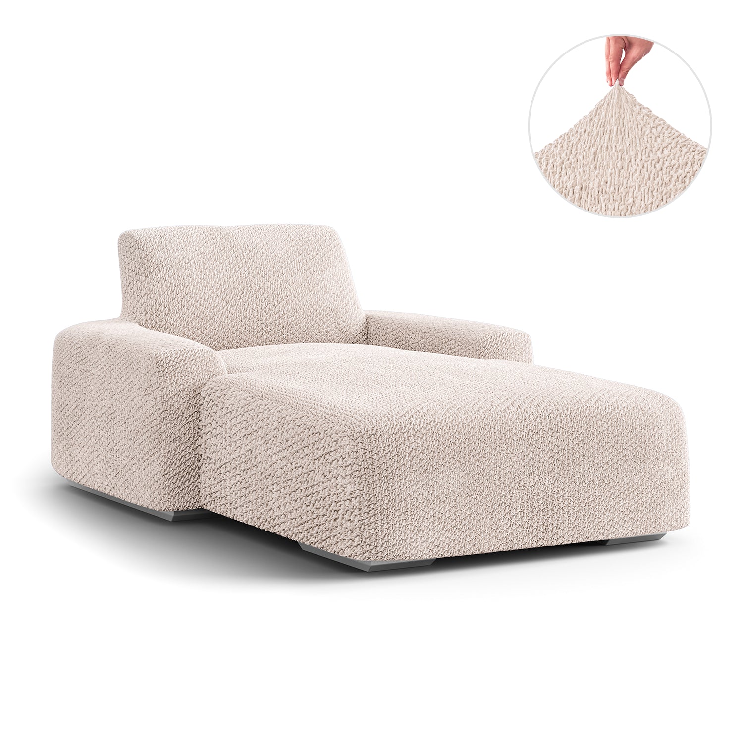  Chaise Lounge Slipcover, Velvet Collection