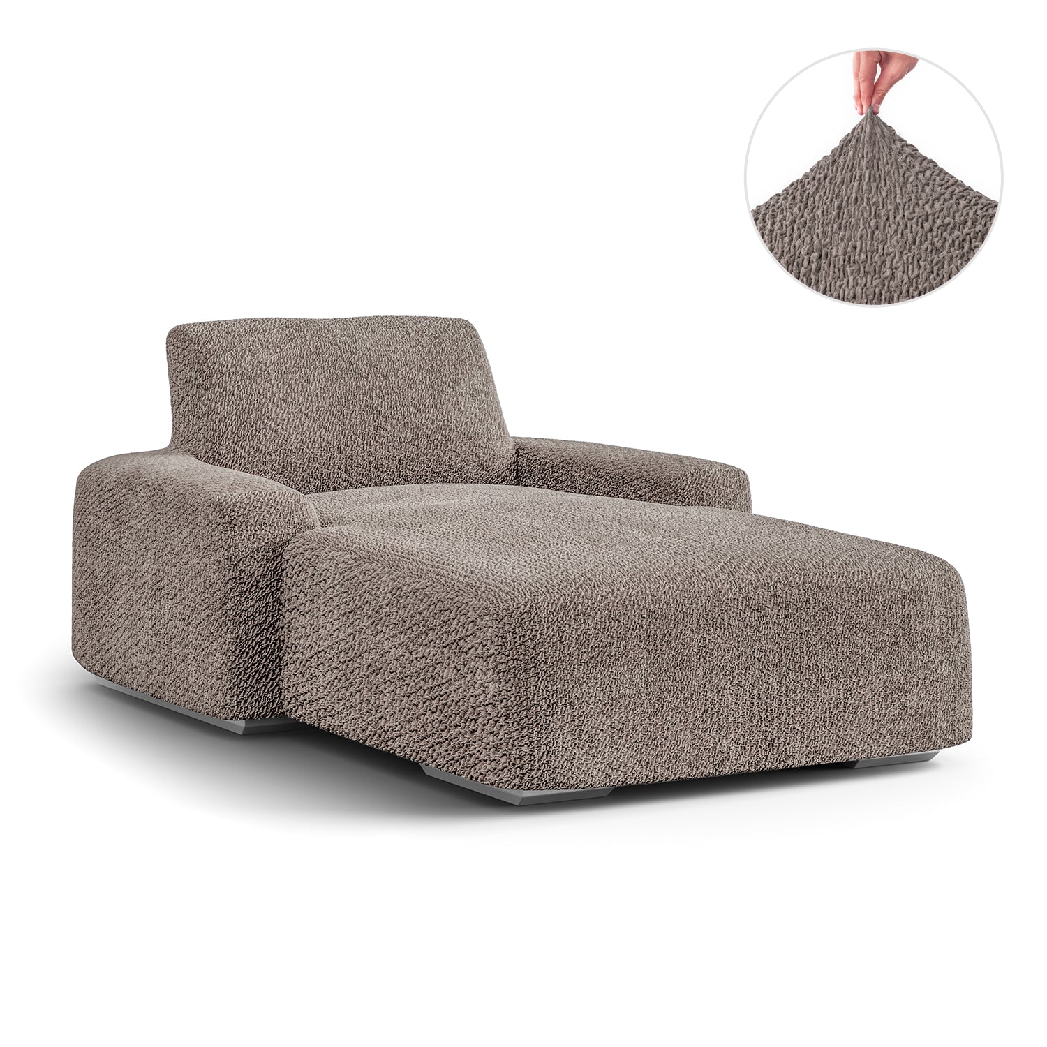  Chaise Lounge Slipcover, Velvet Collection