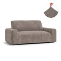 Brown Loveseat 2 Seater Slipcover, Velvet Collection