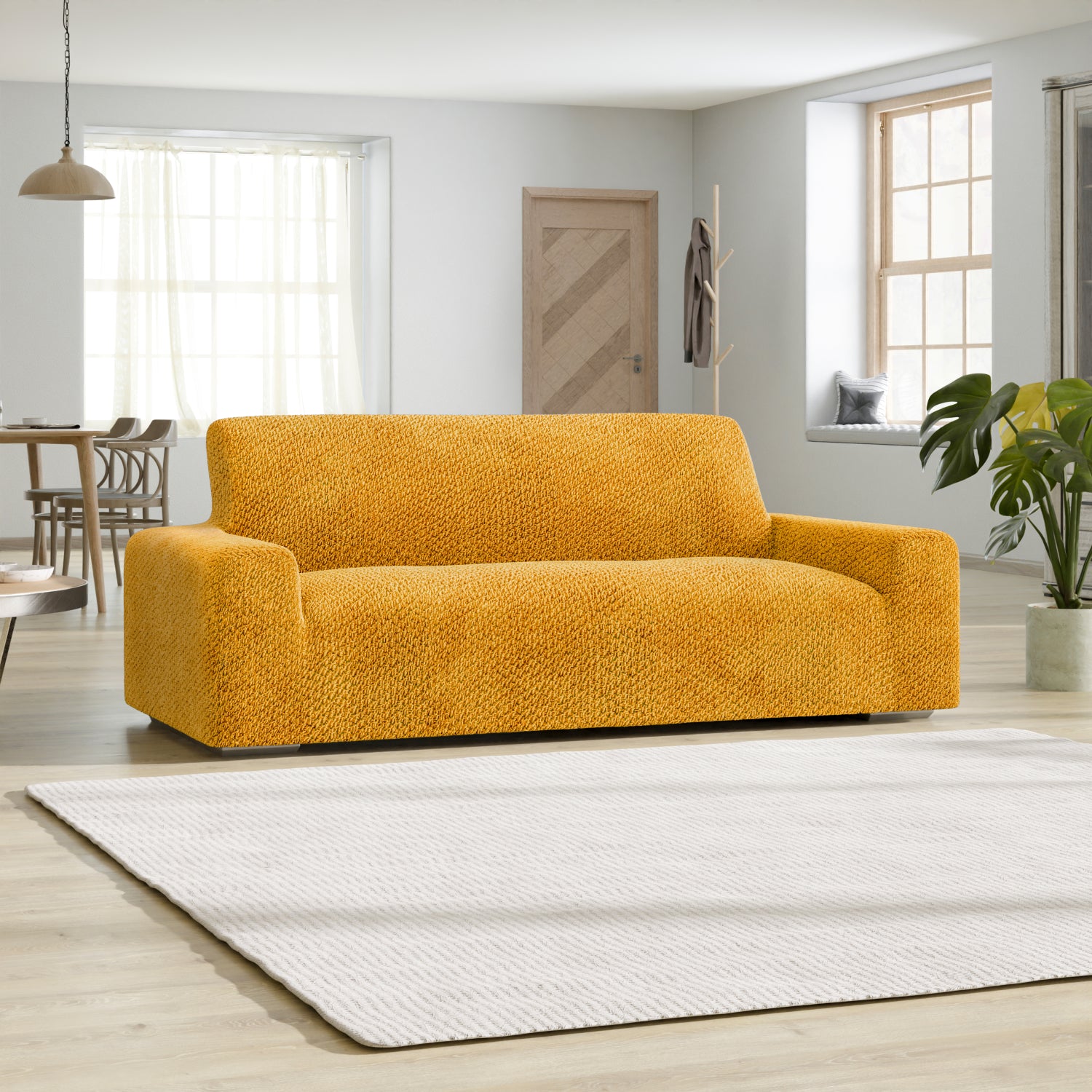  Sofa 3 Seater Slipcover, Velvet Collection