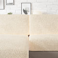 Cream Chaise Seat Cushion Cover, Microfibra Collection