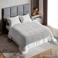Light Grey Waterproof Blanket Queen