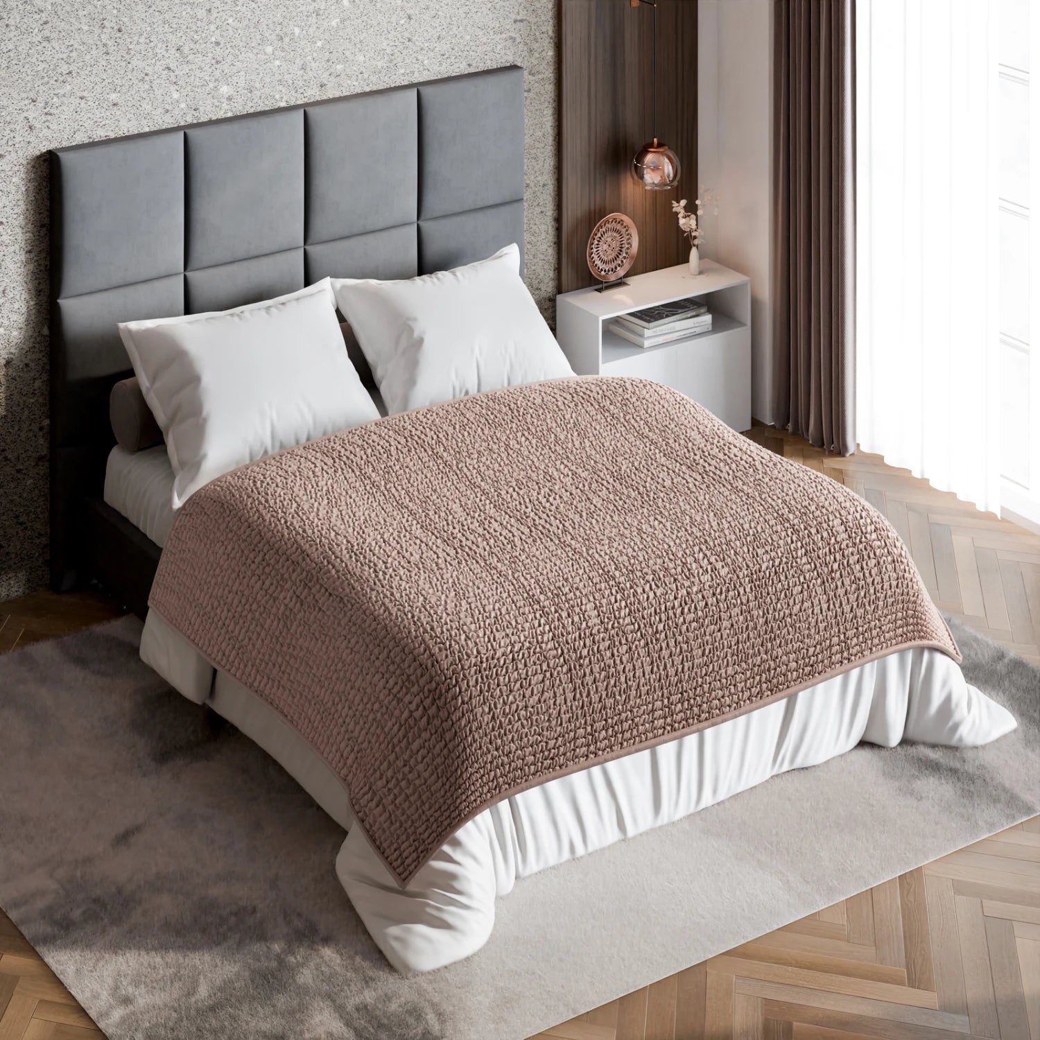 Marsala Waterproof Blanket Queen