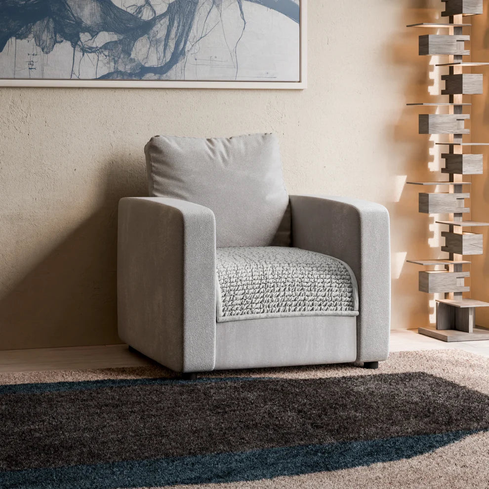 Light Grey Waterproof Dog Blanket Armchair