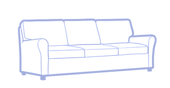 ANGBY 3 SEATER SOFA