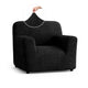 Armchair Slipcover, Comfort Collection – Black, front view | Black