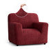 Armchair Slipcover, Comfort Collection – Burgundy, front view | Burgundy