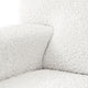 Armchair Slipcover, Comfort Collection – Crisp White, detail view | Crisp White