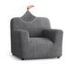 Armchair Slipcover, Comfort Collection – Dark Grey, front view | Dark Grey