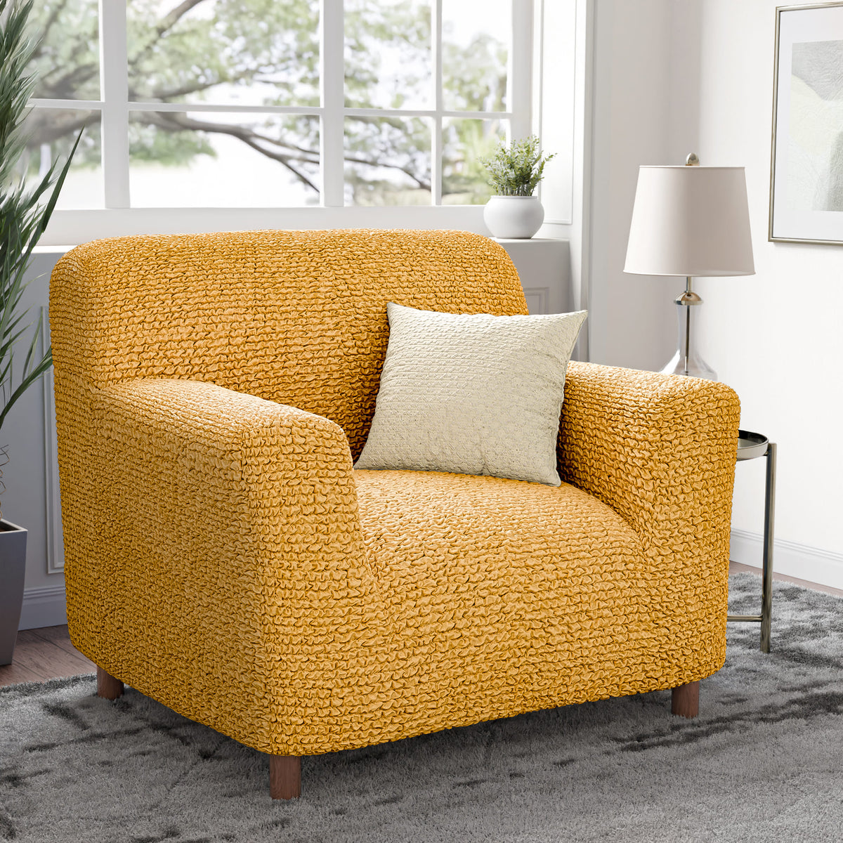 Armchair Slipcover, Comfort Collection – Mango, interior view 1 | Mango