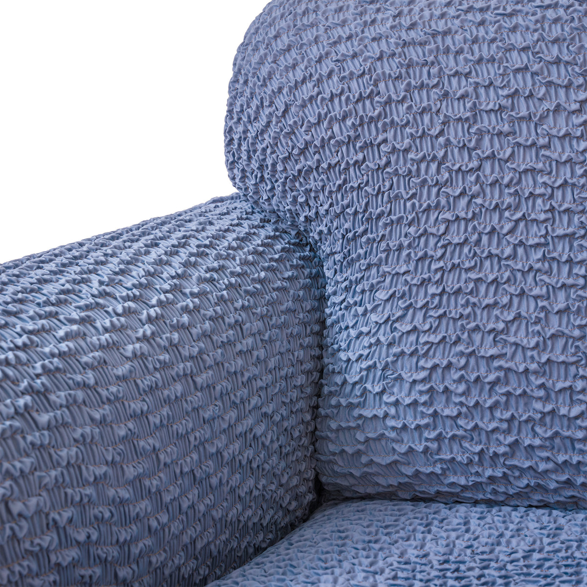Armchair Slipcover, Embrace Collection – Blue, detail view | Blue