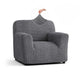 Armchair Slipcover, Embrace Collection – Dark Grey, front view | Dark Grey