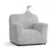 Armchair Slipcover, Embrace Collection – Light Grey, front view | Light Grey
