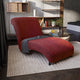 Armless Chaise Lounge Slipcover, Comfort Collection – Burgundy, interior view 1 | Burgundy