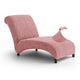 Armless Chaise Lounge Slipcover, Comfort Collection – Coral Pink, front view | Coral Pink