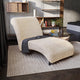 Armless Chaise Lounge Slipcover, Comfort Collection – Cream, interior view 1 | Cream