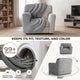 Armchair Slipcover, Comfort Collection – Ash, color swatch | Ash