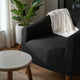 Barrel Chair Slipcover, Comfort Collection – Black, interior view 3 | Black