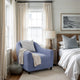Barrel Chair Slipcover, Comfort Collection – Blue, interior view 1 | Blue