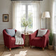Barrel Chair Slipcover, Comfort Collection – Burgundy, interior view 2 | Burgundy