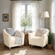 Barrel Chair Slipcover, Comfort Collection – Cream, interior view 3 | Cream