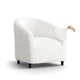 Barrel Chair Slipcover, Comfort Collection – Crisp White, front view | Crisp White