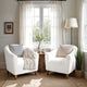 Barrel Chair Slipcover, Comfort Collection – Crisp White, interior view 2 | Crisp White