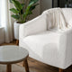 Barrel Chair Slipcover, Comfort Collection – Crisp White, interior view 3 | Crisp White