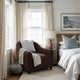 Barrel Chair Slipcover, Comfort Collection – Dark Brown, interior view 1 | Dark Brown