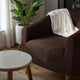 Barrel Chair Slipcover, Comfort Collection – Dark Brown, interior view 3 | Dark Brown