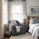 Barrel Chair Slipcover, Comfort Collection – Dark Grey, interior view 1 | Dark Grey