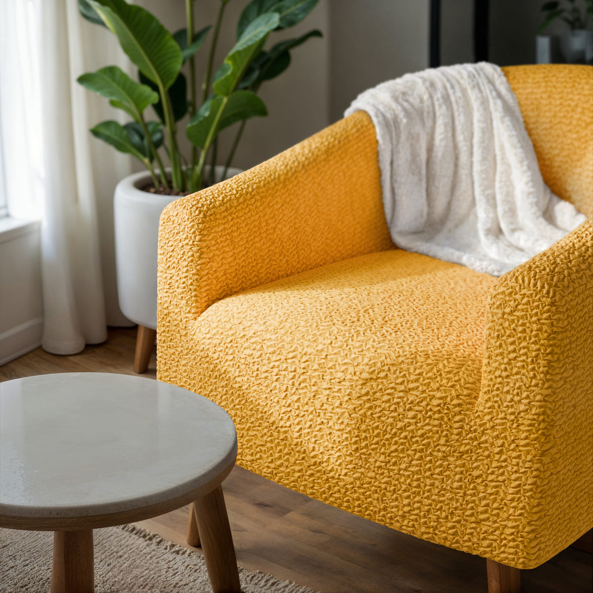 Barrel Chair Slipcover, Comfort Collection – Mango, interior view 3 | Mango